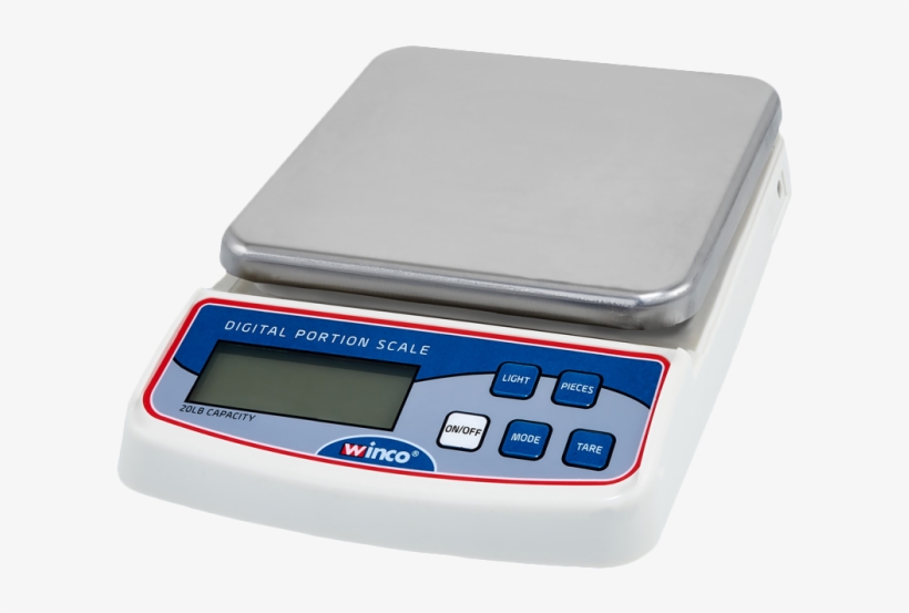 Winco Scal-d20 Scale, Portion, Digital - Winco Scal-d20 2 Lb. Compact Digital Portion Scale, transparent png #365968