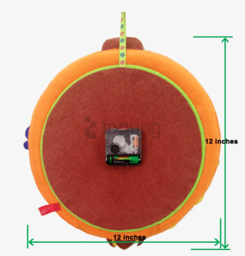 Felt 3d Chhota Bheem Friends Personalised Wall Clock - Circle, transparent png #366265