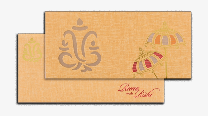 Hindu Wedding Cards - Plywood, transparent png #366283