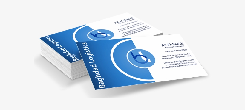 Baghdad Logistics Business Card - Business Card Logo Png, transparent png #366432