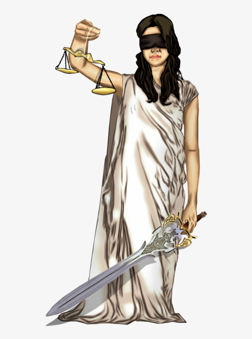 Blind Justice Clip Art - Lady Of Justice Png, transparent png #366669