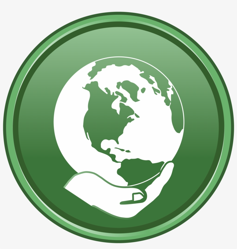 Iconclimateaction - Black And White Globe Clip Art, transparent png #366973