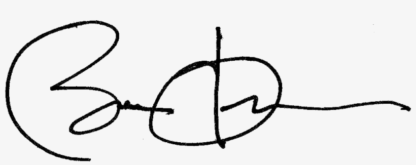 A Letter From President Obama - Barack Obama Signature, transparent png #367849