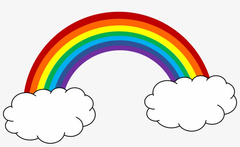 Stunning Free Rainbow Library With Rainbow - Rainbow Cliparts, transparent png #368093