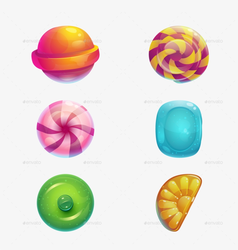 Image Free Download Sweet World Mobile Gui Pack By - Candy Game Png, transparent png #368176