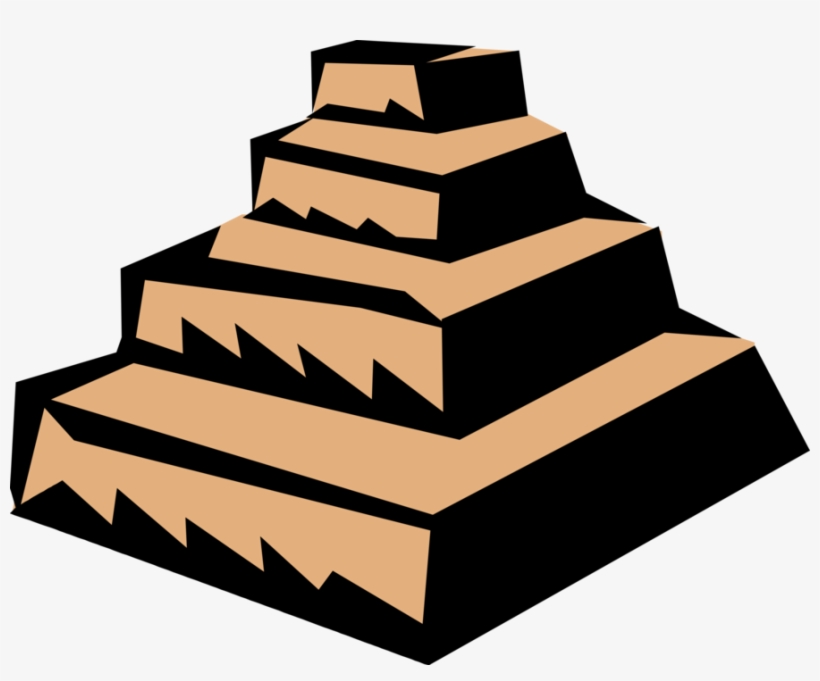Step Pyramid Image Illustration Of Architectural Structure - Step Pyramid Clipart, transparent png #368197