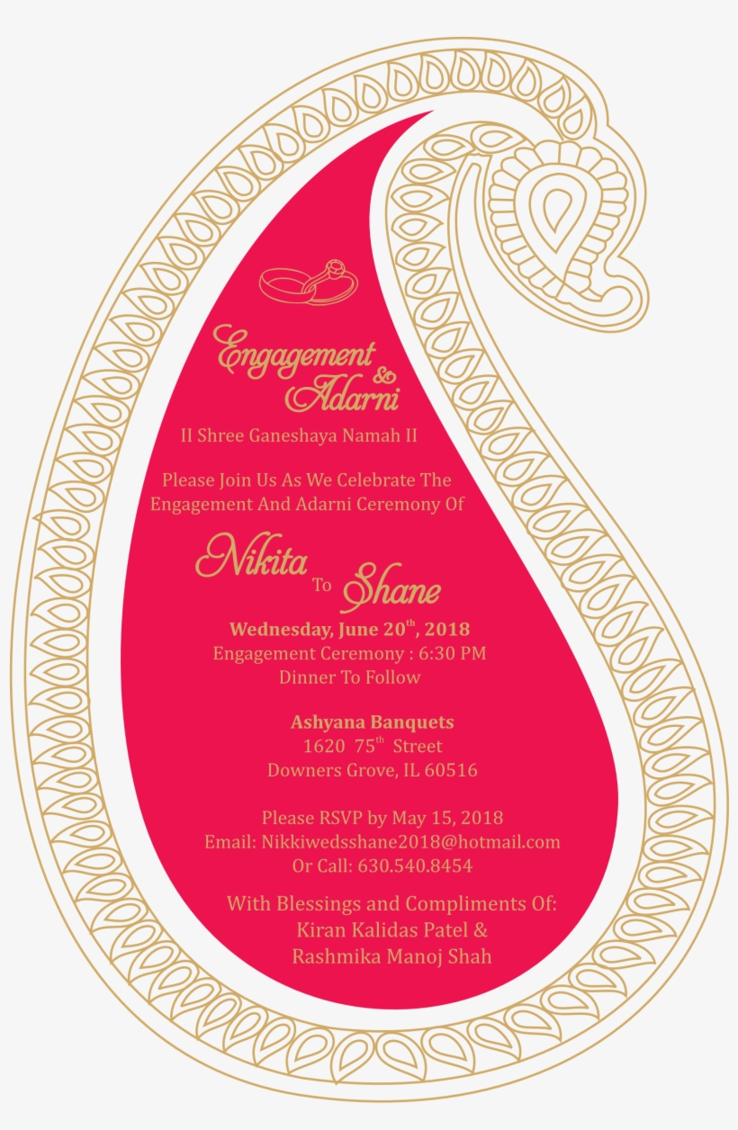 Nikita And Shane - Wedding Invitation, transparent png #368588
