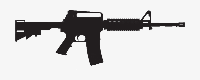 Assault Rifle Clipart Ar 15 - Ar 15, transparent png #368633