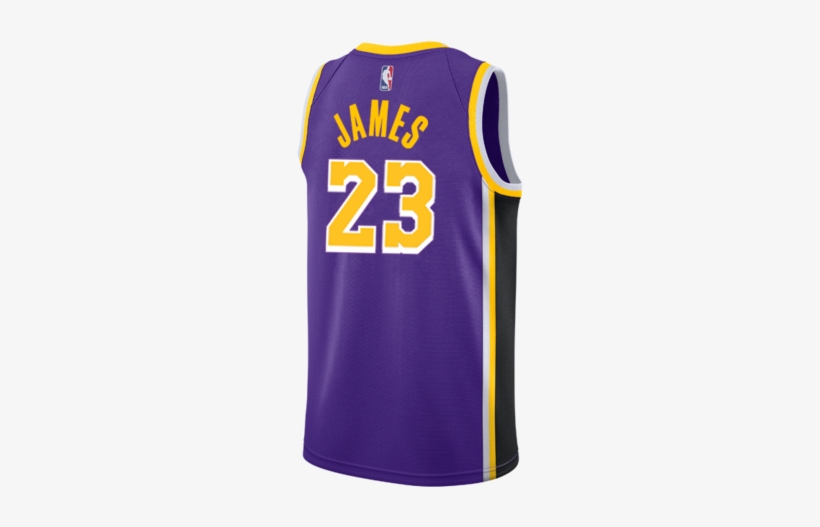 Los Angeles Lakers Lebron James 2018-19 Statement Edition - Nike Brooklyn Nets Black Swingman Custom Jersey - Icon, transparent png #368801