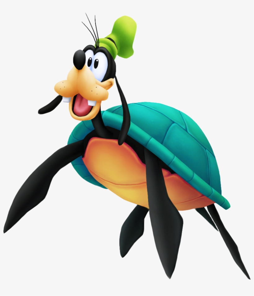 Sea Turtle Goofy - Kingdom Hearts Little Mermaid Goofy, transparent png #368840