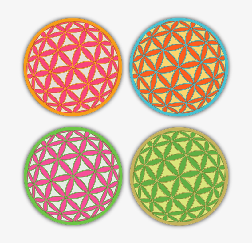 Flower Of Life - Struck Through Capped Die, transparent png #368896