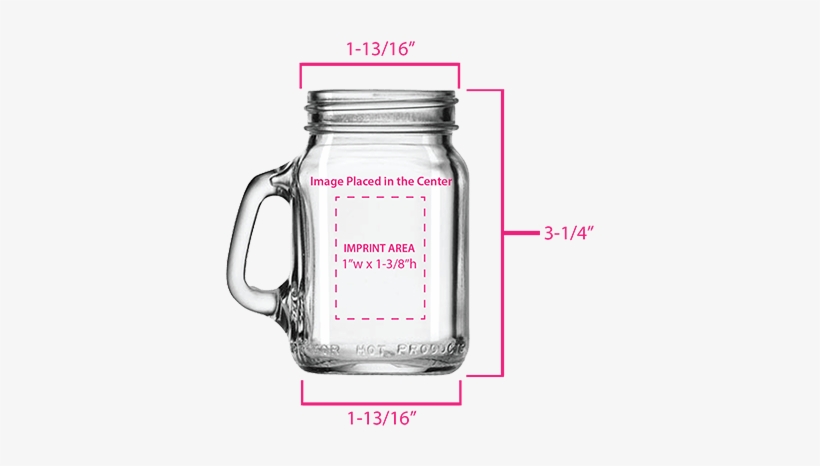 Mini Drinking Jar - 4.75 Oz., transparent png #369167