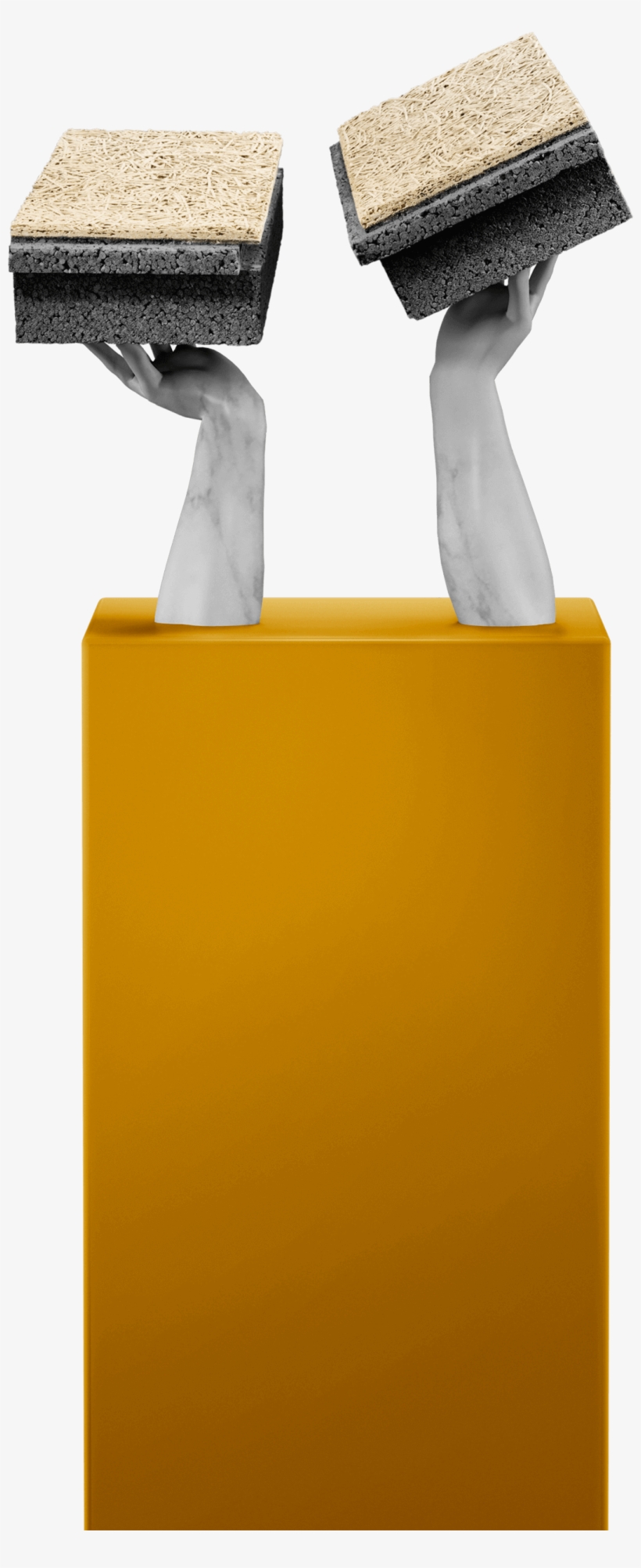 1 Tongue And -groove System, 50% Reduction Of Labour - Geel, transparent png #369734