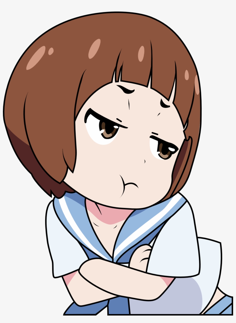 Ryuko Matoi Mako Mankanshoku Satsuki Kiryuin Face Hair - Kill La Kill Mako Png, transparent png #3600114