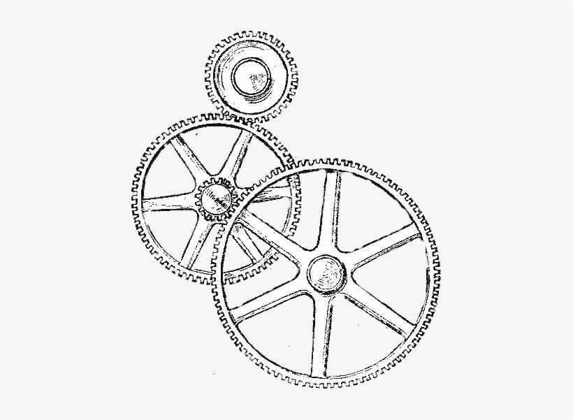 Transmission Of Motion By Compund Gear Train - Train Gear, transparent png #3600170
