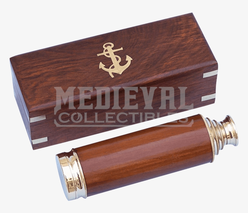 Handcrafted Nautical Decor Captain's Brass - Wood |, transparent png #3600219