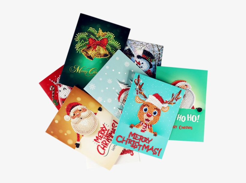 Send Friends And Family Diamond Christmas Cards This - Diy Christmas Cards, transparent png #3600382