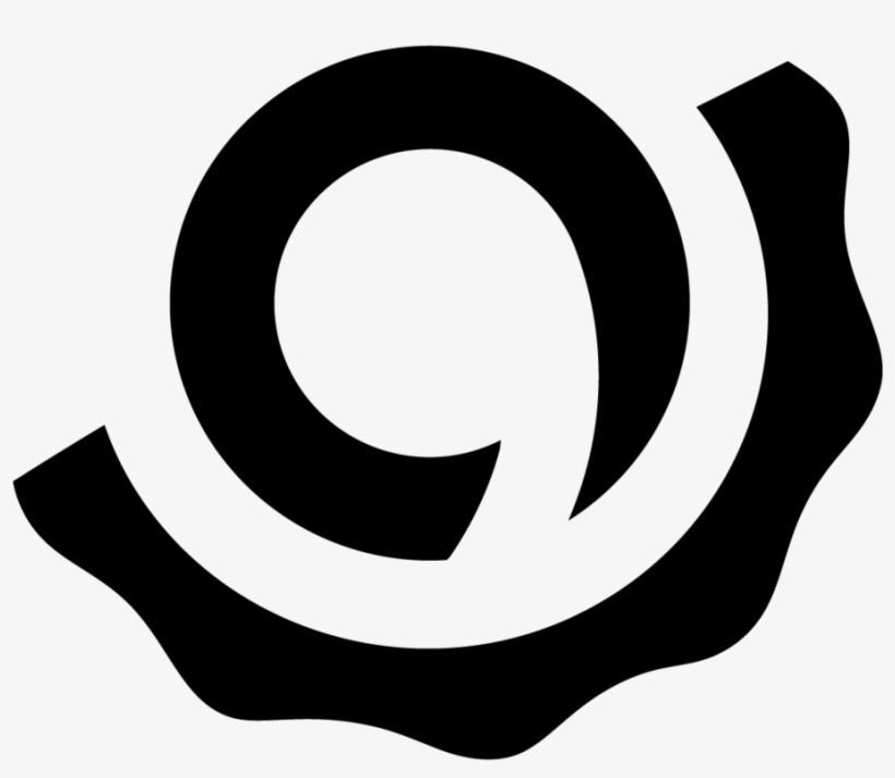 Black "industry Nine Snail" Logo On A Transparent Background - Industry Nine Logo, transparent png #3600434