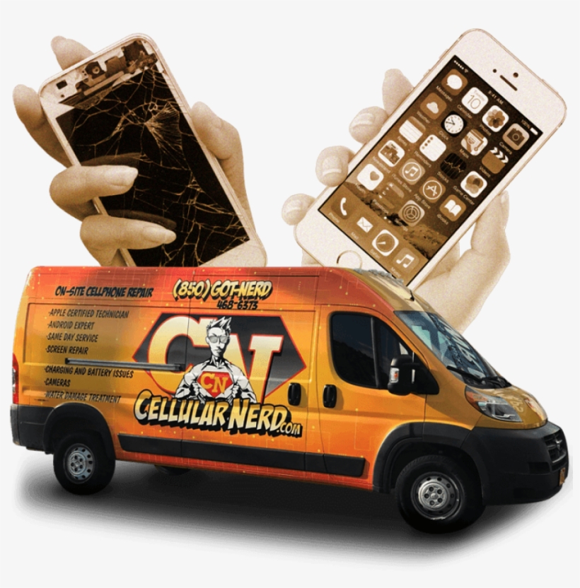 Mobile Repair Van Smaller Mobile Repair Van - Apple Iphone 5s 16gb Reconditionné A Neuf Argent, transparent png #3600893