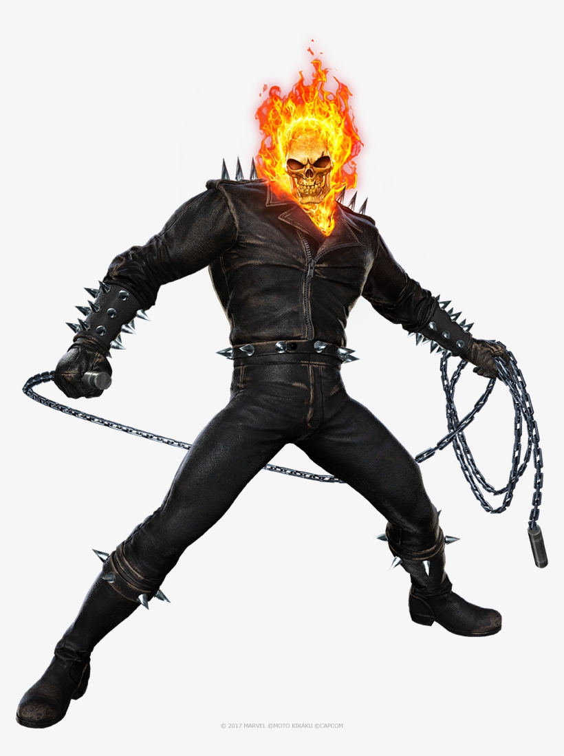 Johnathon Blaze From Marvel Vs Capcom Infinite 0001 - Marvel Vs Capcom Infinite Ghost Rider, transparent png #3601315