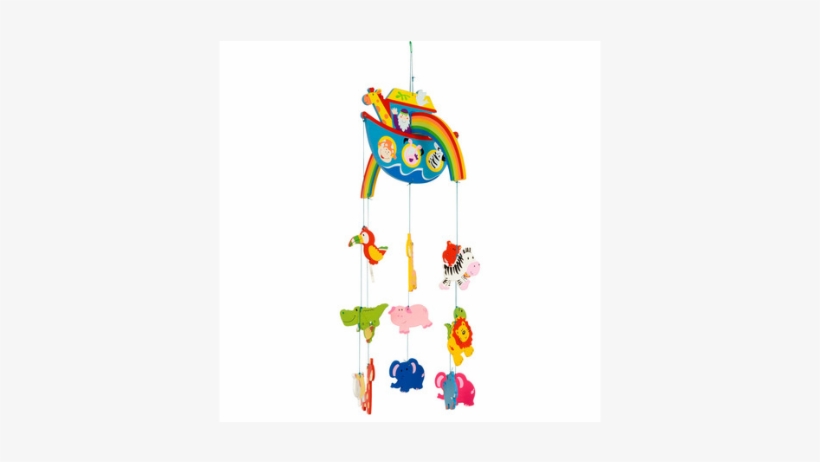 Bigjigs Toys Wooden Noah's Ark Mobile - Cot, transparent png #3601511