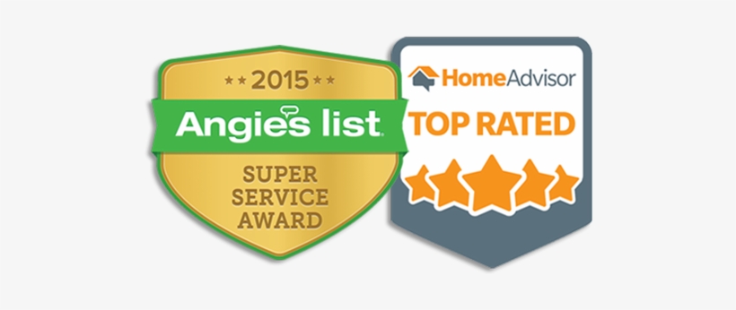 Home Advisor & Angie's List Super Service Award Logos - Home Advisor Top Rated, transparent png #3601553