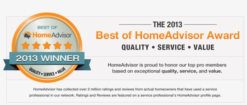 Best Of Homeadvisor Award - Home Advisor Award, transparent png #3601744