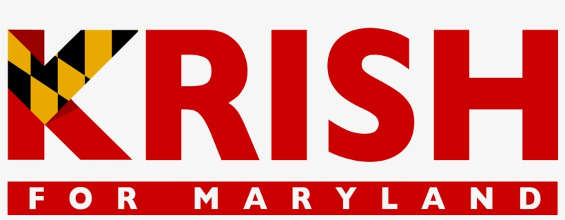 Krish Vignarajah For Governor Of Maryland - Sign, transparent png #3602256