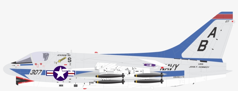 Plane Clipart Corsair - Ltv A-7 Corsair Ii, transparent png #3603025