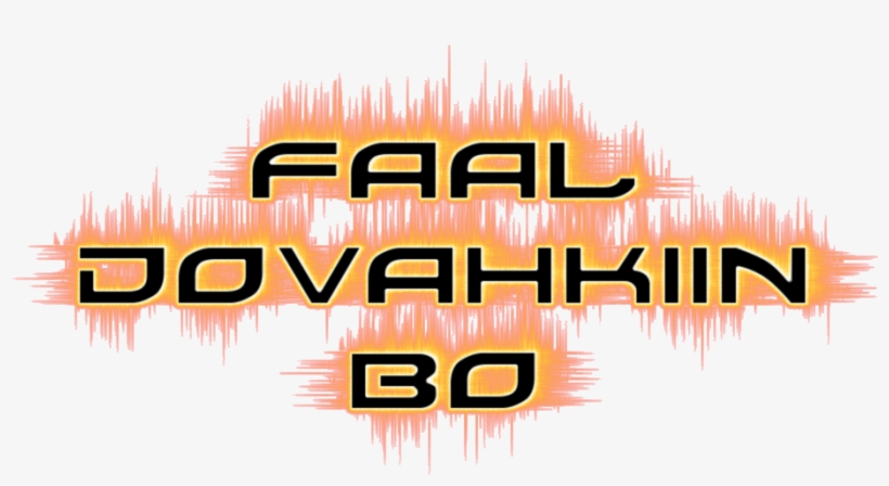 Faal Dovahkiin Bo - Graphic Design, transparent png #3603340