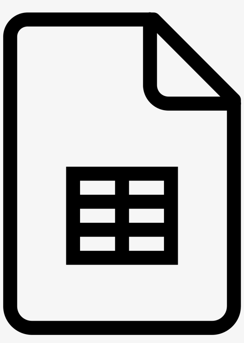 Google Sheets Icon - Export Csv Icon, transparent png #3603617