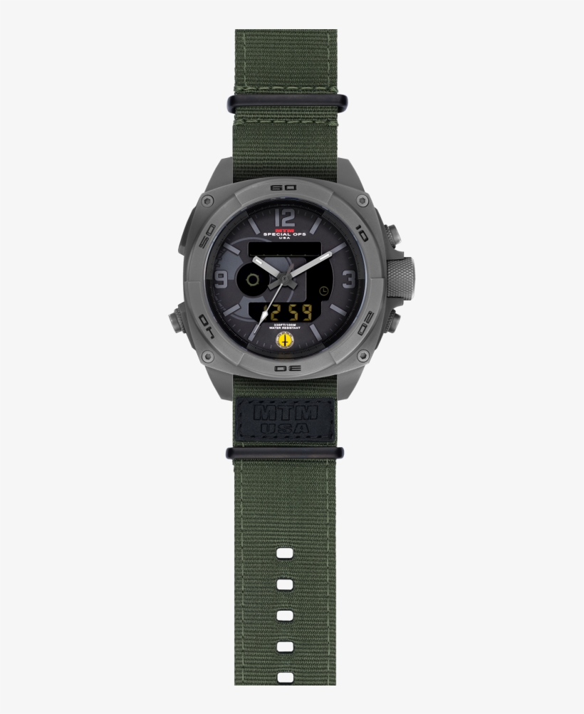 Post Navigation - Mtm Special Ops Rad Gray Titanium Watch, transparent png #3603736