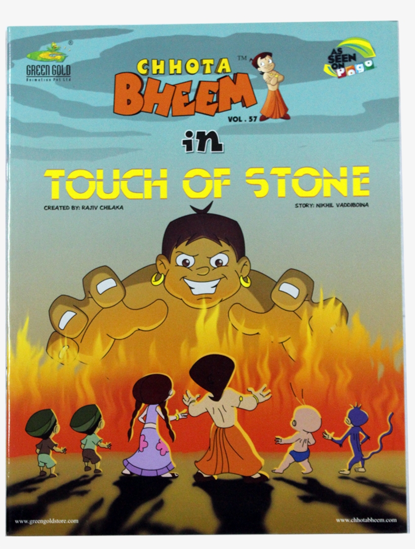 Chhota Bheem In Touch Of Stone - Chhota Bheem In Fat World, transparent png #3604429