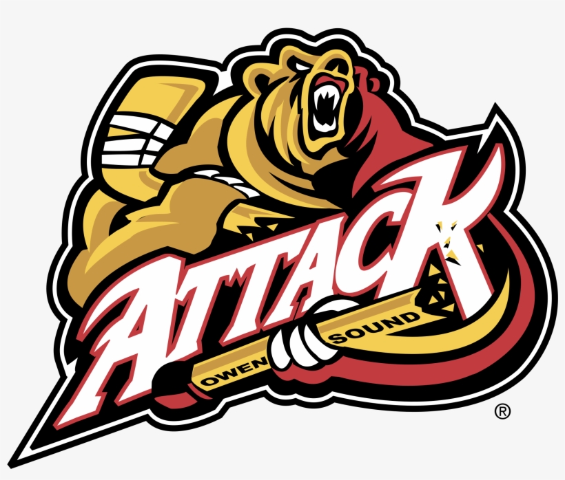 Owen Sound Attack Logo Png Transparent - Owen Sound Attack Logo, transparent png #3604559