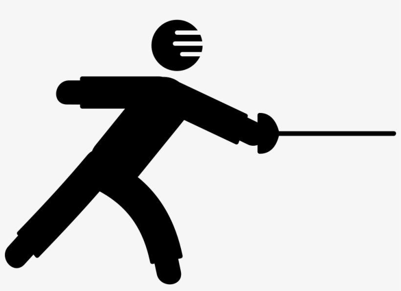 Fencing Attack Comments - Esgrima Simbolo, transparent png #3604620