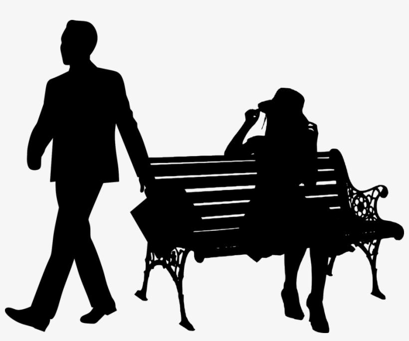 By Souls Of Silver - Couple Sad Black Png, transparent png #3604728