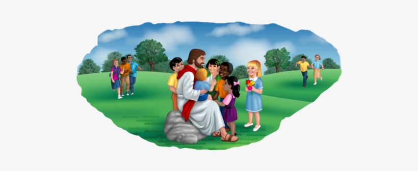 Because Christ Commanded Us In Mark - Children With Jesus Png, transparent png #3605002