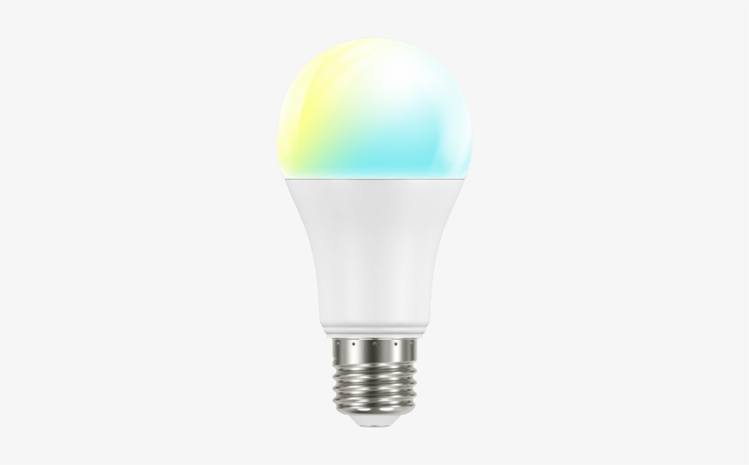 Z Wave Led Bulb Gen5 Multi Colour - Lâmpada Led Bulbo E27 9w 3000k - Cristallux, transparent png #3605888
