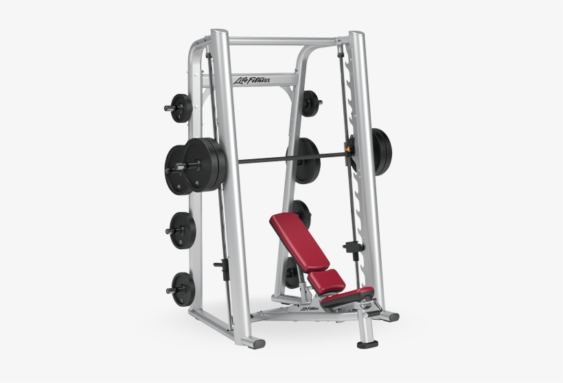 Workout Machine Png Clipart - Life Fitness Smith Machine, transparent png #3606820