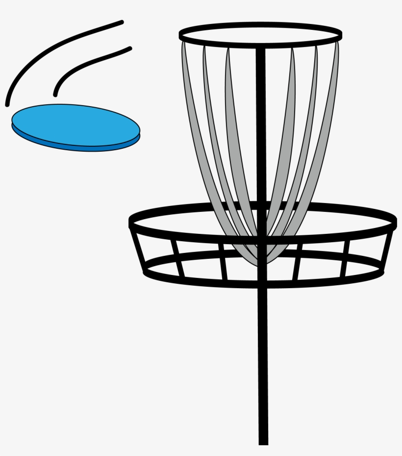 Golf Fitness Cliparts - Disc Golf Basket Clipart, transparent png #3607109