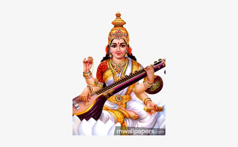 God Saraswati Best Hd Photos - Saraswati Hd Images Download, transparent png #3607325