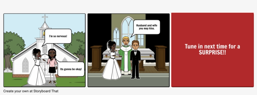 The Wedding - Cartoon, transparent png #3608286