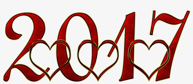 New Year 2038341 960 720 - 2017 Zahl, transparent png #3608410