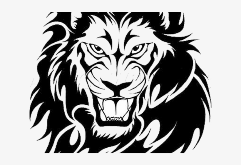 Lion Tattoo Png Transparent Images - Simple Tattoos Designs Lion, transparent png #3608516