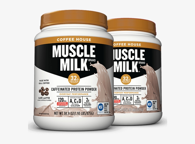 Muscle Milk Coffe House Powders Cover - Cytosport Muscle Milk 2240 G Banana Whey Protein Shake, transparent png #3608714