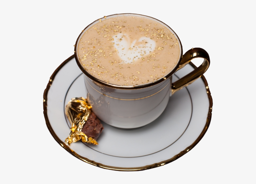Edible Gold Powder Coffee - Beautiful Cup Of Coffee Png, transparent png #3608743