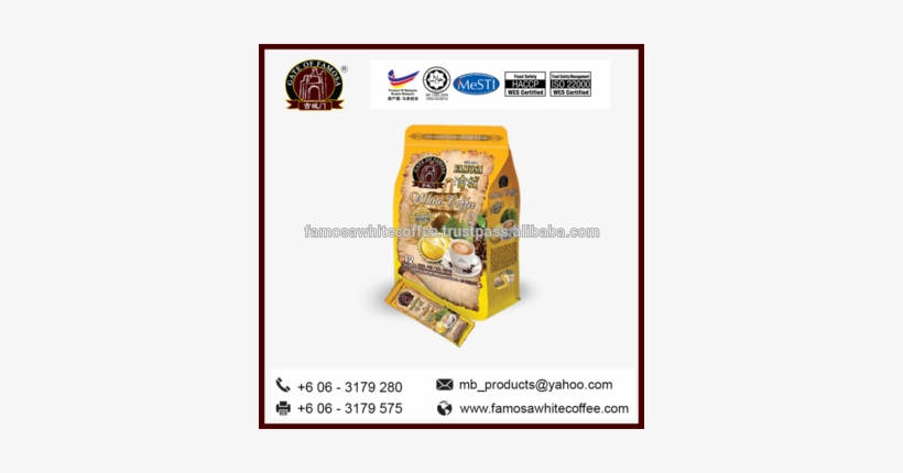 Malaysia Coffee Bags Gate Of Famosa Premix 3 In 1 Old - Famosa Coffee, transparent png #3608760