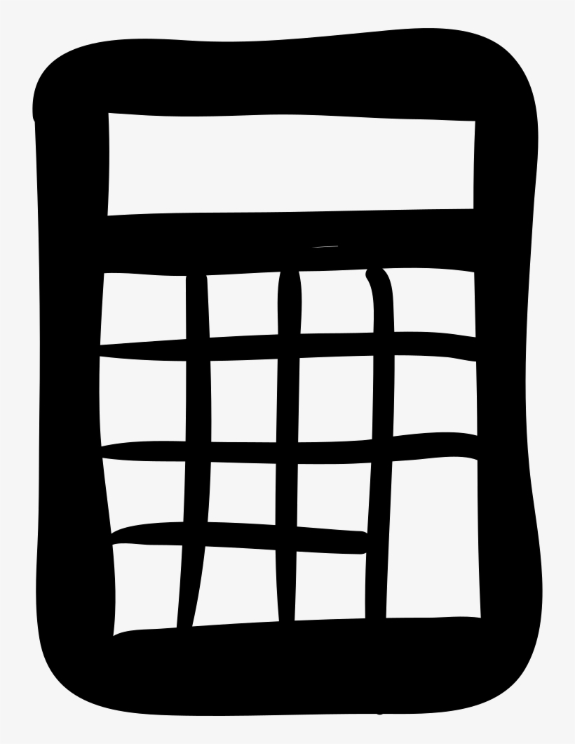 Calculator Hand Drawn Tool Svg Png Icon Free Download - Imagens Drum Pads Png, transparent png #3608761