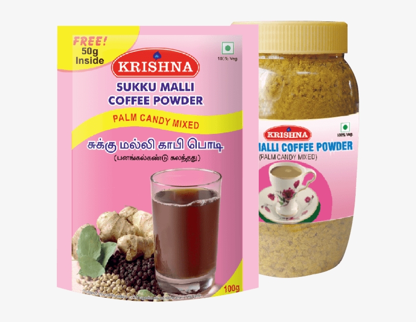 Sukku Malli Coffee Powder- - Coffee, transparent png #3608764