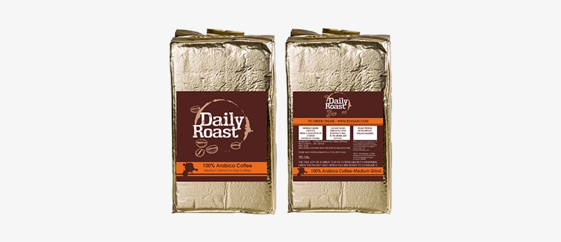 Daily Roast Coffee Powder Medium Grind For Drip Coffee - Brewed Coffee, transparent png #3608829